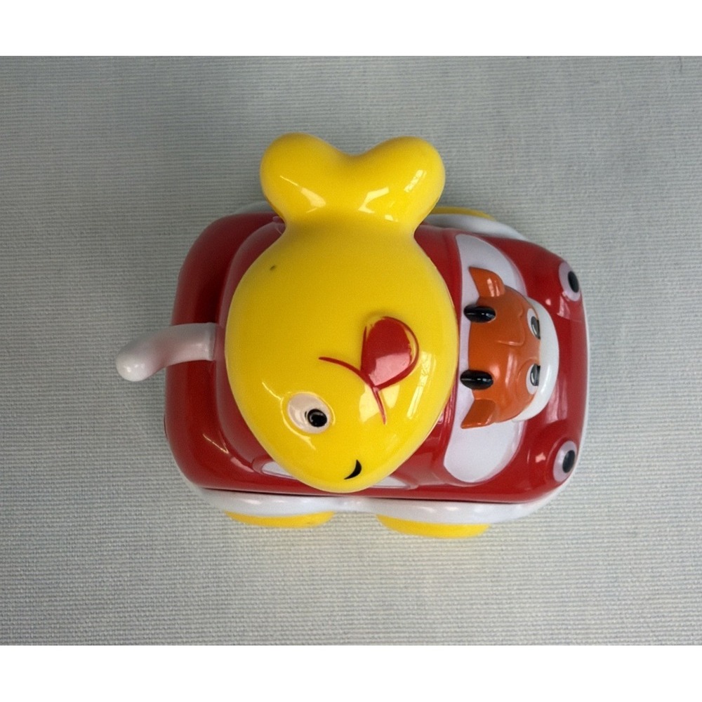 Silly‎ Racers from The Manhattan Toy Company Lot Of 2 Push & Go Cars Red Orange - Picture 12 of 13